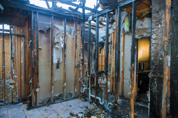 Professional Emergency Fire Cleanup technician working in Camdenton, MO